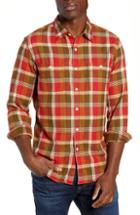 Men's J.crew Wallace & Barnes Slim Fit Plaid Flannel Shirt - Red