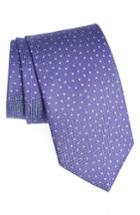 Men's Eton Dot Silk Tie, Size - Red