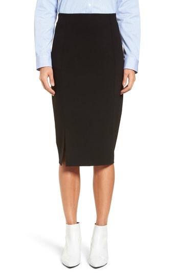 Women's Halogen High Waist Pencil Skirt - Black