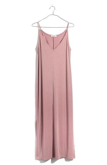 Women's Madewell Sandwashed Midi Slipdress - Pink