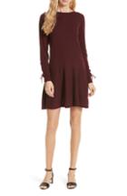 Women's Autumn Cashmere Drop Waist Cashmere Dress