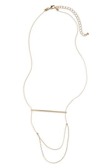 Women's Bp. Layered Cross Bar Necklace