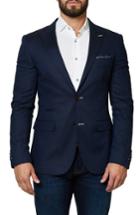 Men's Maceoo Elegance Dobby Diamond Sport Coat (l) - Blue