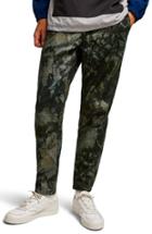 Men's Topman Landscape Tapered Fit Cotton Pants 32 - Black