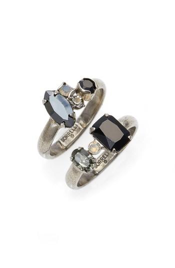 Women's Sorrelli Double Up Two-piece Stackable Ring Set