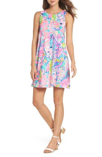 Women's Lilly Pulitzer Kristen Trapeze Dress, Size - Pink