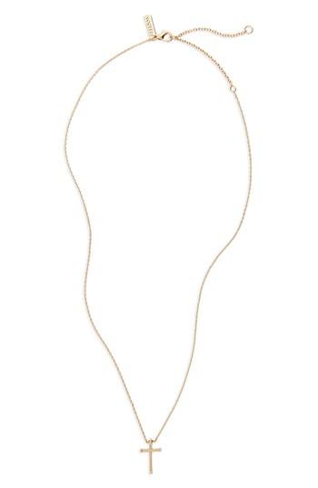 Women's Topshop Ditsy Cross Necklace