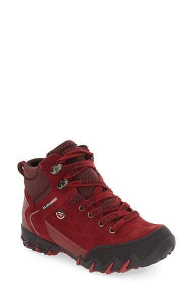 Women's Allrounder By Mephisto 'nigata-tex' Waterproof Sneaker .5 M - Red