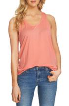 Women's 1.state Crochet Racerback Tank, Size - Coral