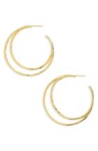 Women's Argento Vivo Open Hoop Earrings
