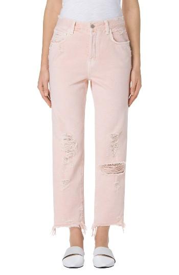 Women's J Brand Ivy High Waist Crop Straight Leg Jeans