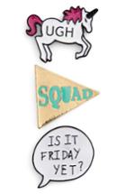 Women's Topshop 3-pack Media Pins