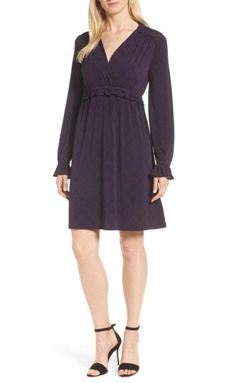 Women's Michael Michael Kors Deco Fit & Flare Dress - Pink