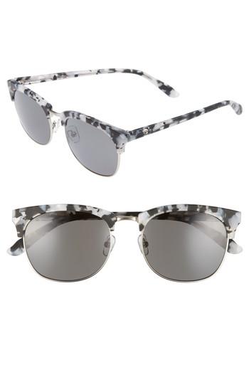 Women's Maho Mandalay 52mm Polarized Sunglasses - Marble