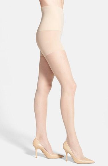 Women's Commando 'the Keeper' Control Top Pantyhose - Beige