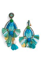 Women's Ranjana Khan Bluejay Tassel Earrings