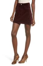 Women's Dl1961 Georgia Velour Miniskirt