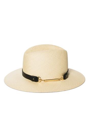Women's Bijou Van Ness The Marlene Straw Panama Hat - Beige