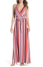 Women's Charles Henry Belted Cami Maxi Dress - Coral