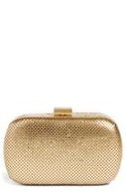 Whiting & Davis Mesh Oval Minaudiere -