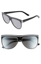 Women's Quay Australia Hollywood Nights 62mm Sunglasses - Black/ Silver