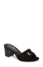 Women's Callisto Zinnia Block Heel Slide Sandal M - Black