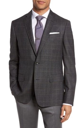 Men's Nordstrom Classic Fit Plaid Wool Sport Coat