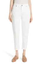 Women's Eileen Fisher Tapered Crop Jeans - Ivory