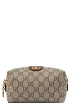 Gucci Small Ophidia Canvas Cosmetics Pouch, Size - Beige Ebony/ New Acero