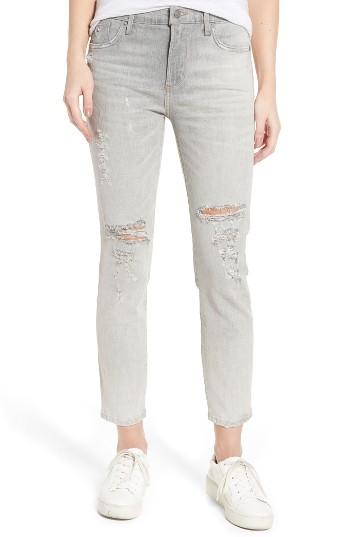 Women's Agolde Sophie High Waist Skinny Jeans - Grey