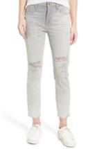 Women's Agolde Sophie High Waist Skinny Jeans - Grey