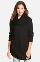 Women's Dreamers By Debut Cowl Neck Sweater - Black