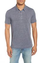 Men's John Varvatos Star Usa Jaspe Burnout Polo - Blue