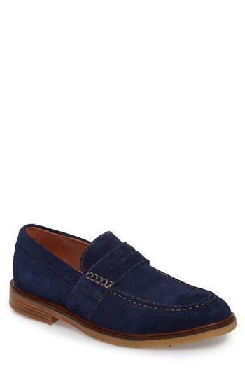 Men's Clarks Originals Clarkdale Flow Penny Loafer M - Blue