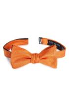 Men's Ted Baker London Silk Bow Tie, Size - Orange