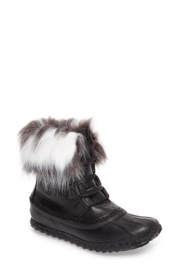 Women's Sorel Out 'n About Waterproof Luxe Bootie M - Black