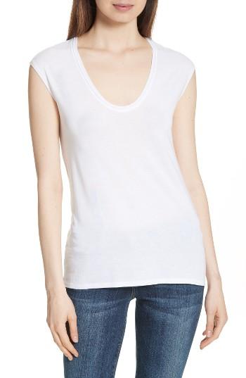 Women's Theory Madya Plume Jersey Tee - White