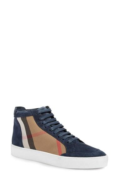 Women's Burberry 'salmond' Check Sneaker