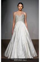 Women's Anna Maier Couture Margot Italian Faile Embellished Silk Gown