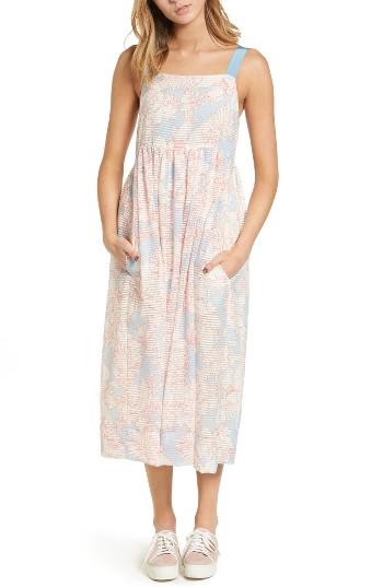 Women's Paul & Joe Sister Bahamas Print Midi Dress Us / 34 Fr - Blue