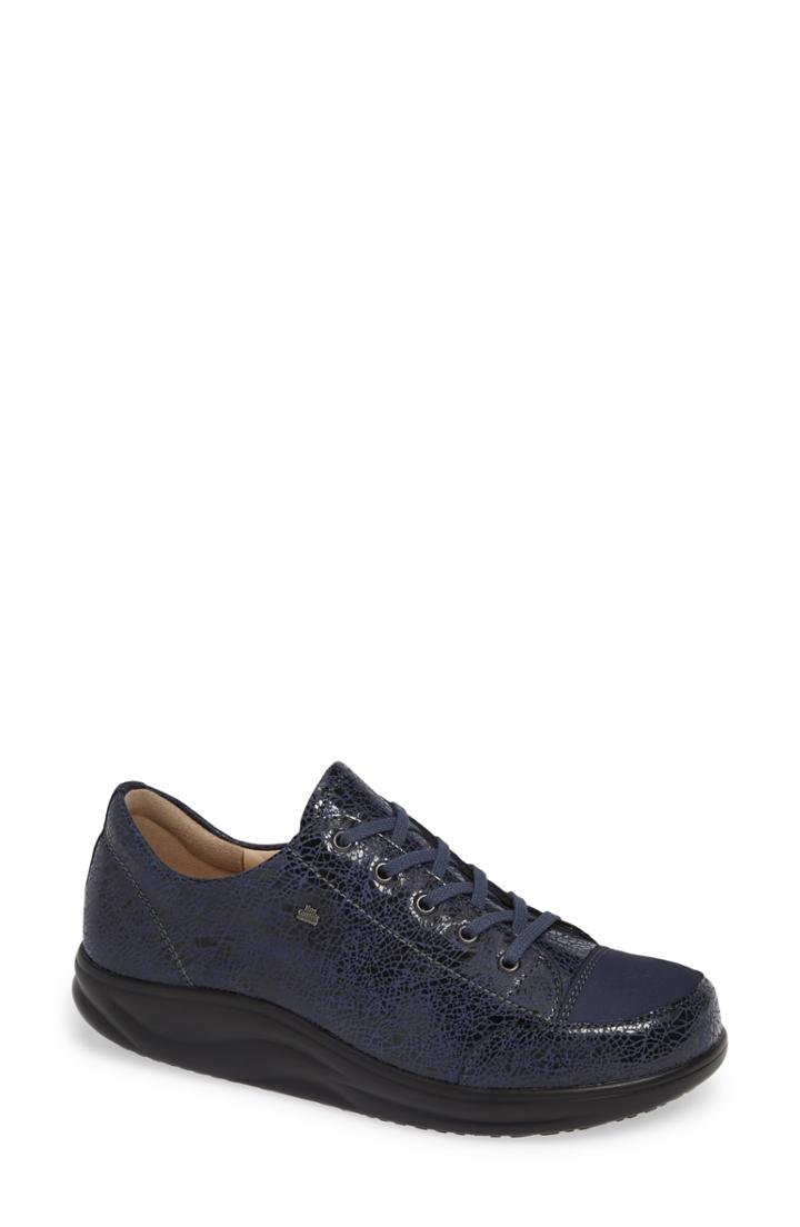 Women's Finn Comfort Ikebukuro Sneaker .5 M - Blue