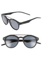 Men's Polaroid 50mm Polarized Sunglasses - Matte Black/ Grey