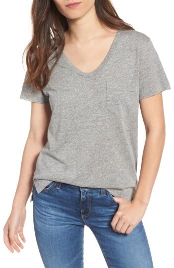 Women's Ag Emerson Pocket Tee - Grey