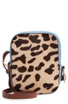 Diane Von Furstenberg Leather & Genuine Calf Hair Camera Bag -