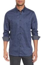 Men's Ted Baker London Lysee Slim Fit Paisley Shirt (xxl) - Blue