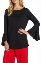 Women's Halogen Flare Sleeve Knit Top - Black