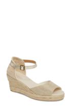 Women's Soludos Espadrille Wedge Sandal M - Metallic