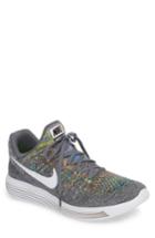 Men's Nike Flyknit 2 Lunarepic Running Shoe M - Grey