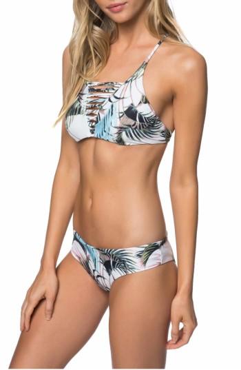 Women's O'neill Palm Strappy Halter Bikini Top - Black