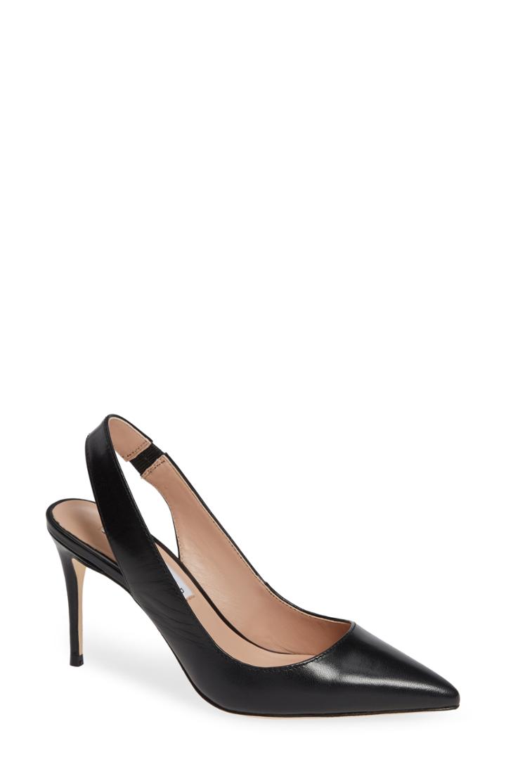 Women's James Chan Fallon Slingback Pump M - Black